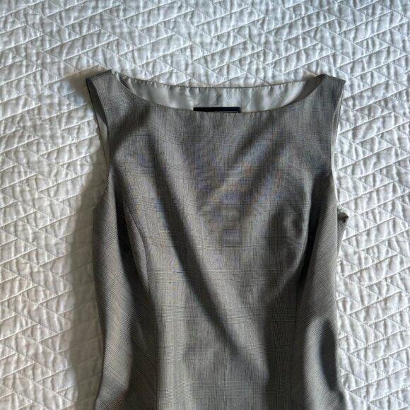 Richard Tyler Couture Glen Plaid Sheath Dress – Fits Like Size 4/6 Elegant and t - Picture 3 of 7